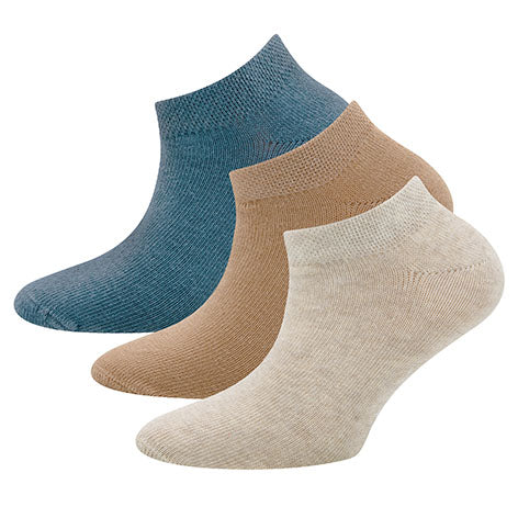 Sneakersocken 3er Pack Uni