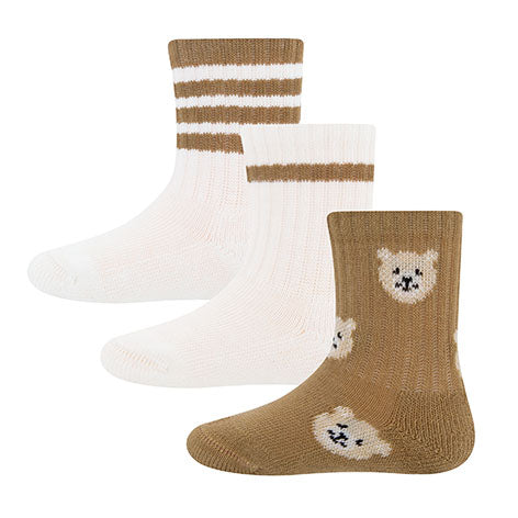 Socken 3er Pack Rippe