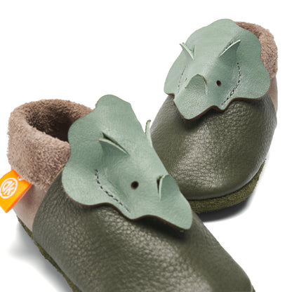 Leder Hausschuhe 3D