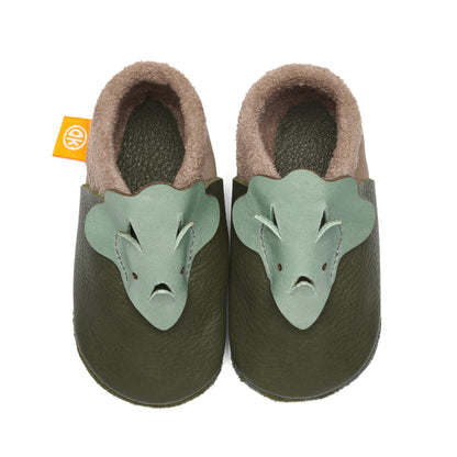 Leder Hausschuhe 3D