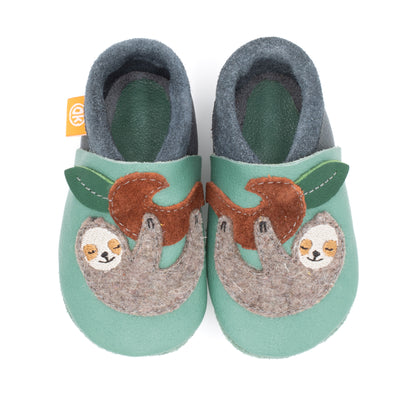 Leder Hausschuhe TIERE