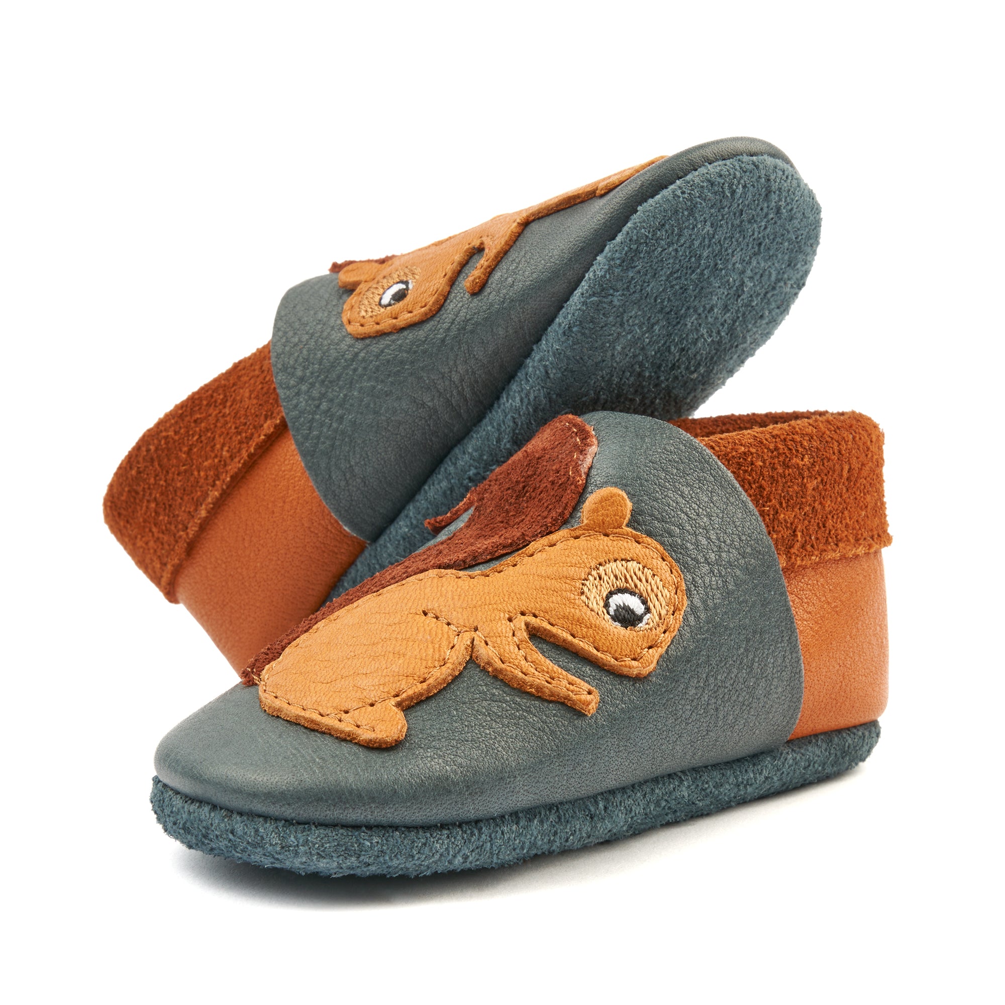 Leder Hausschuhe TIERE