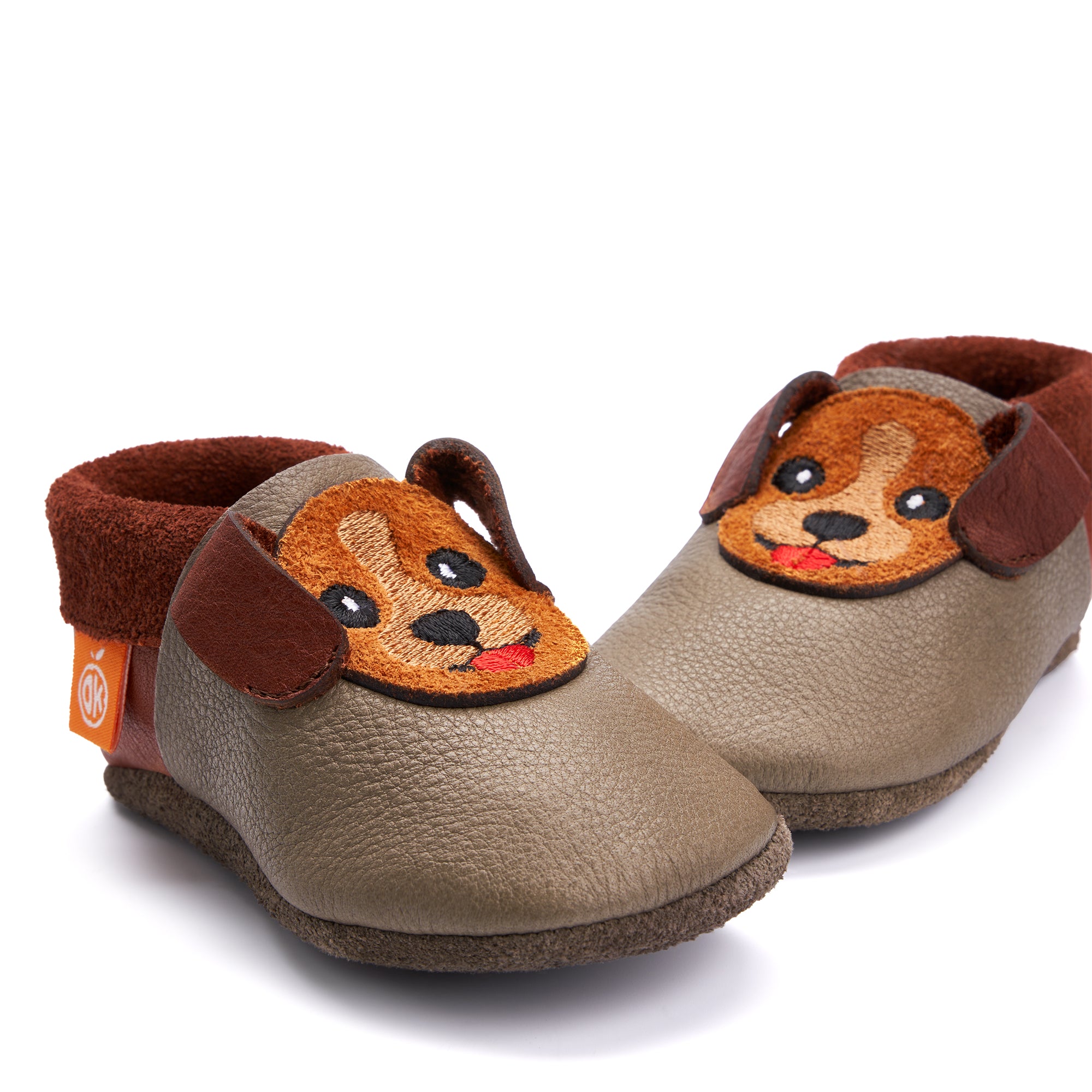 Leder Hausschuhe TIERE