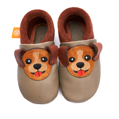 Leder Hausschuhe TIERE
